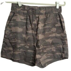 Social Standard by Sanctuary Shorts Womens S Camo Pull On Elastic Waist Pockets